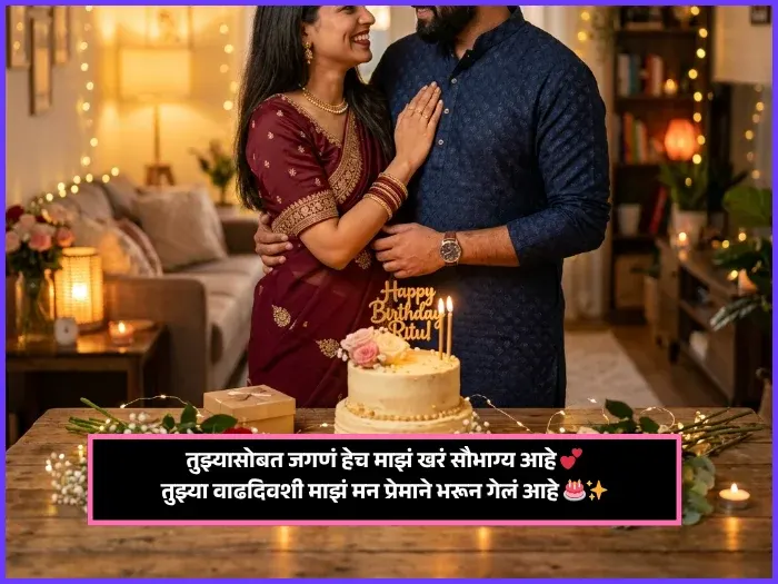 113 Romantic Birthday Wishes for Wife in Marathi 113 Romantic Birthday Wishes for Wife in Marathi