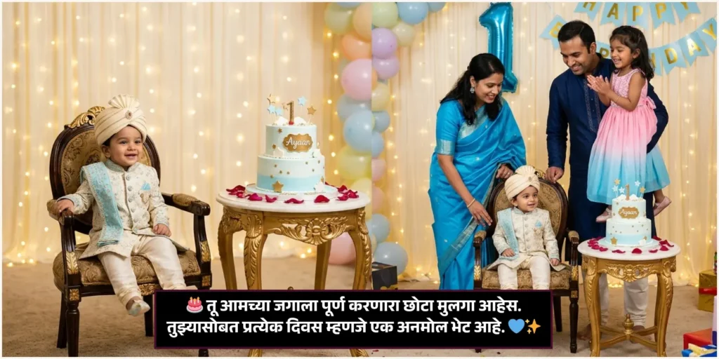 1st Birthday Wishes for Baby Boy