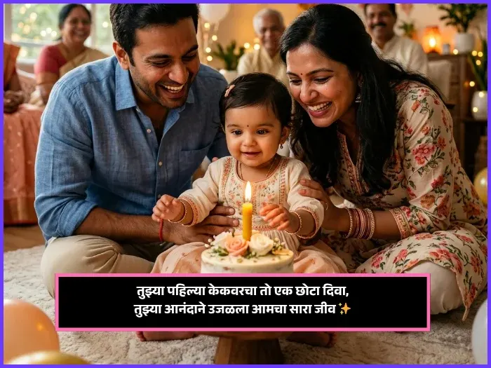 1st Birthday Wishes for Baby Girl Cake
