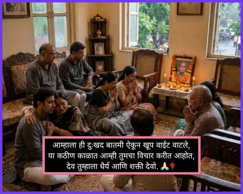 Bhavpurna Shradhanjali in Marathi Bhavpurna Shradhanjali in Marathi
