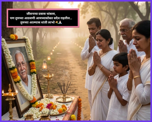 Bhavpurna Shradhanjali in Marathi Friend Bhavpurna Shradhanjali in Marathi Friend