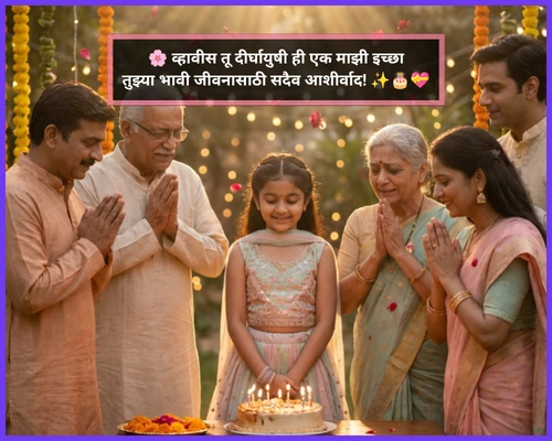 Birthday Wishes for Daughter in Marathi Shayari Birthday Wishes for Daughter in Marathi Shayari