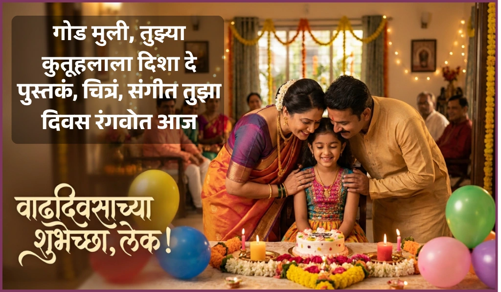 Birthday Wishes for Daugther in Marathi