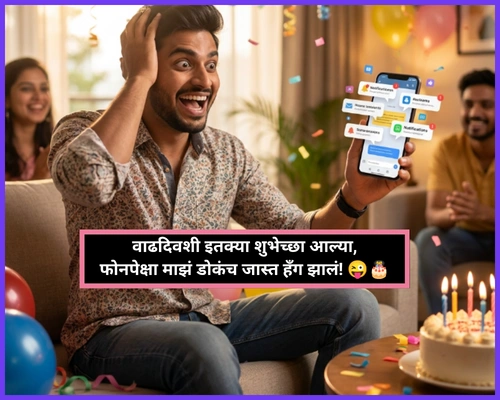 Thank You for Birthday Wishes in Marathi Funny Thank You for Birthday Wishes in Marathi Funny