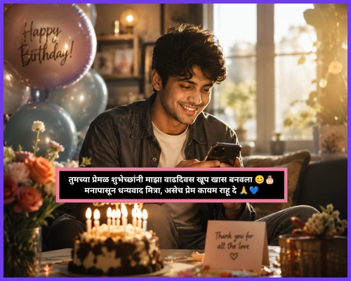 Thank You for Birthday Wishes in Marathi for Boy Thank You for Birthday Wishes in Marathi for Boy