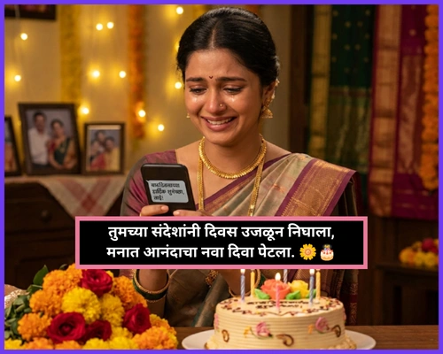 Thank You for Birthday Wishes in Marathi Thank You for Birthday Wishes in Marathi