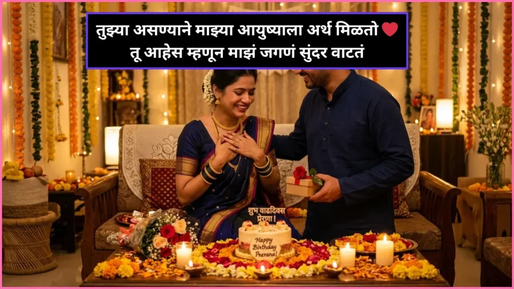 Birthday Wishes for Wife in Marathi Birthday Wishes for Wife in Marathi