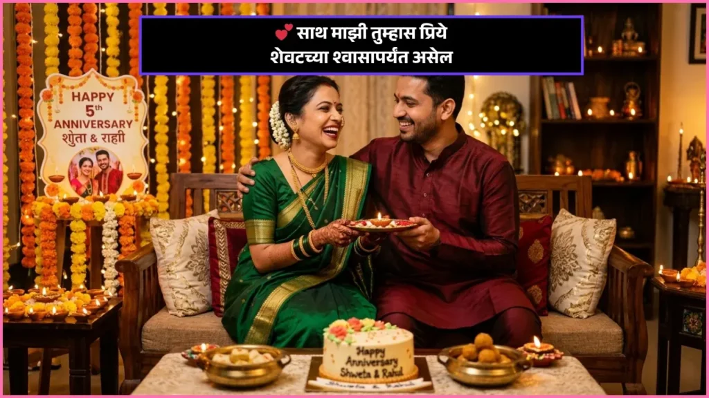 Anniversary Wishes for Husband in Marathi