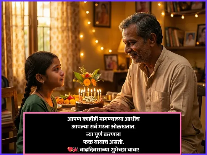 Birthday Wishes for Dad in Marathi Birthday Wishes for Dad in Marathi