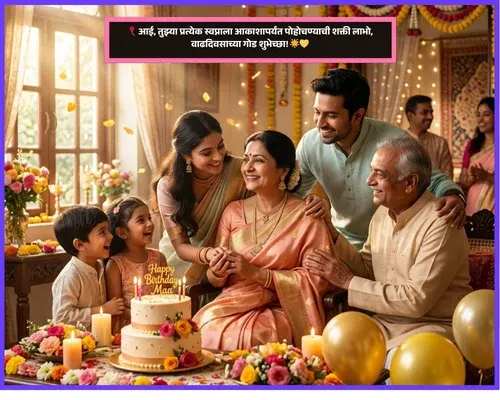 Birthday Wishes for Mother in Marathi