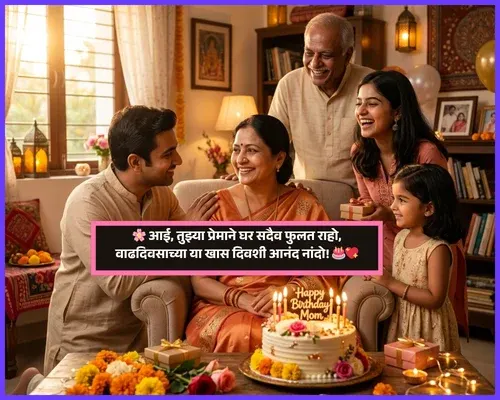 Birthday Wishes for Mother in Marathi