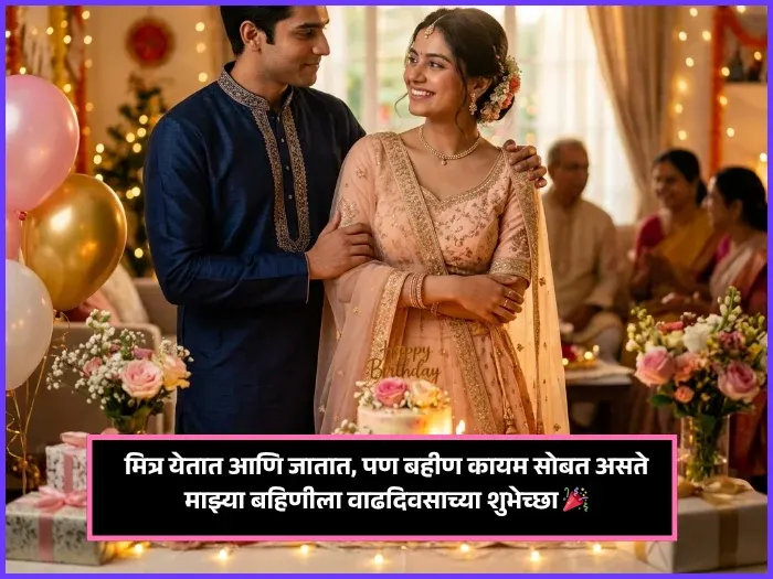 Birthday Wishes for Sister in Marathi Birthday Wishes for Sister in Marathi