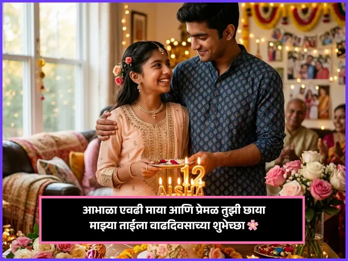 Birthday Wishes for Sister in Marathi Birthday Wishes for Sister in Marathi