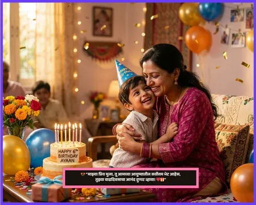 Birthday Wishes for Son in Marathi Birthday Wishes for Son in Marathi