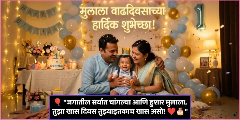 Birthday Wishes for Son in Marathi Birthday Wishes for Son in Marathi