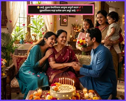 Emotional Birthday Wishes for Mother in Marathi
