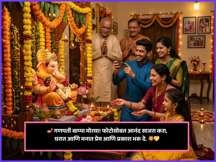 Ganesh Chaturthi Wishes in Marathi with Photo Ganesh Chaturthi Wishes in Marathi with Photo