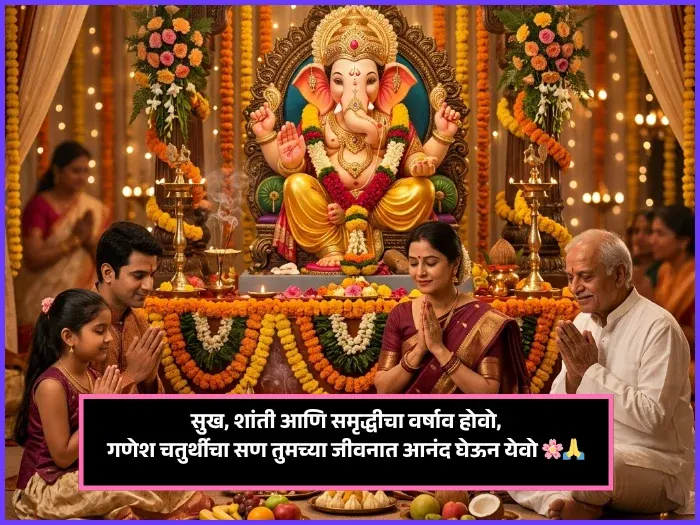 Ganesh Chaturthi Wishes in Marathi Ganesh Chaturthi Wishes in Marathi