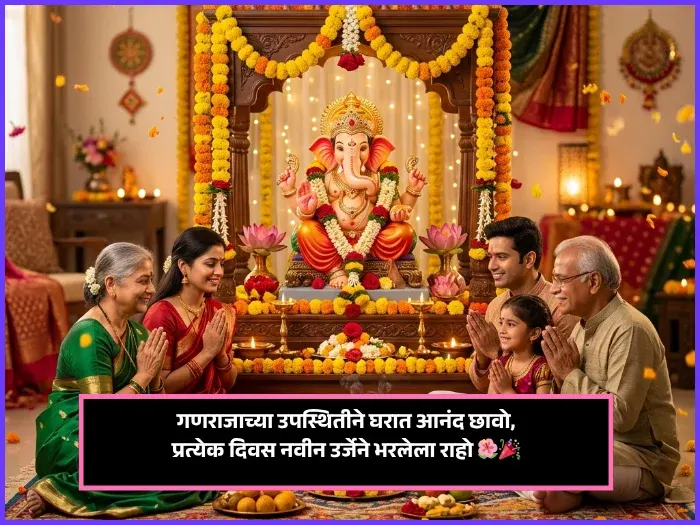 Ganesh Chaturthi Wishes in Marathi Ganesh Chaturthi Wishes in Marathi
