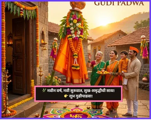 Gudi Padwa Wishes in Marathi Short Gudi Padwa Wishes in Marathi Short