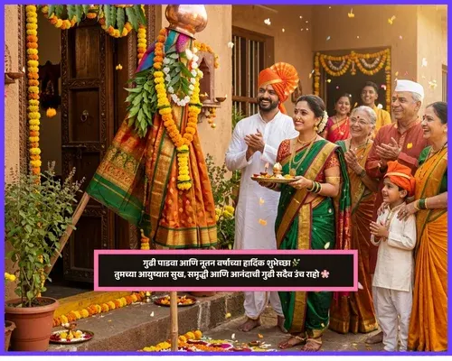 Gudi Padwa Wishes in Marathi Text Message Gudi Padwa Wishes in Marathi Text Message