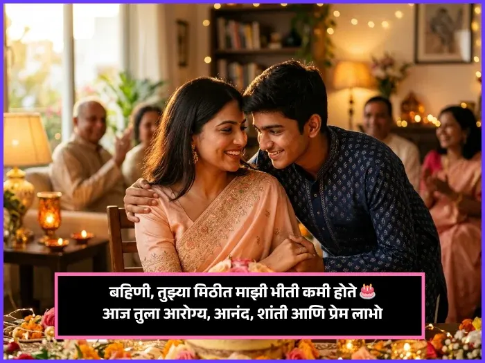 Heart Touching Birthday Wishes for Sister in Marathi Heart Touching Birthday Wishes for Sister in Marathi