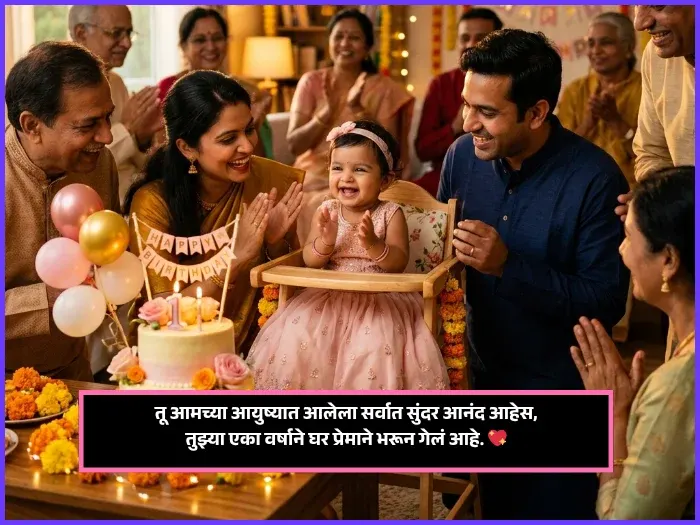 Little Boy 1st Birthday Wishes for Baby Girl