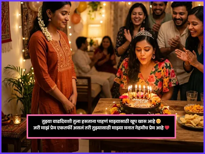 One Sided Love Birthday Wishes in Marathi One Sided Love Birthday Wishes in Marathi
