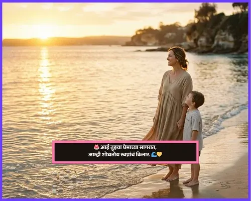 Poem Aai Heart Touching Birthday Wishes for Mother in Marathi