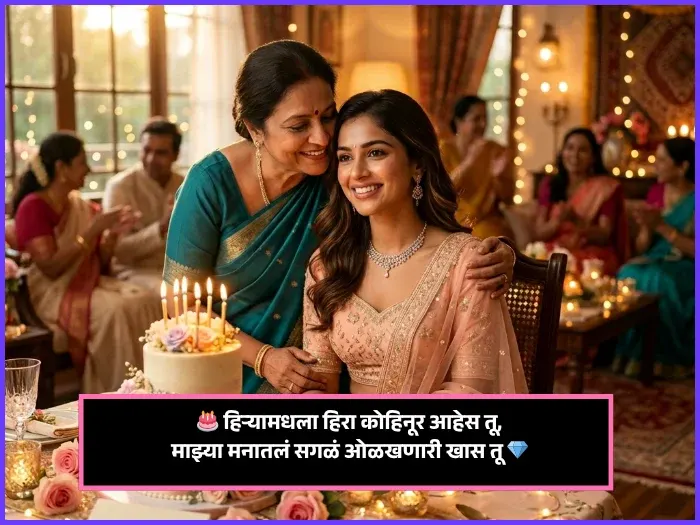 Short Birthday Wishes for Sister in Marathi Short Birthday Wishes for Sister in Marathi