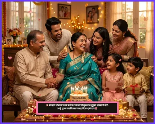 Simple Birthday Wishes for Mother in Marathi