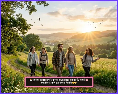 Sunday Good Morning Wishes in Marathi Sunday Good Morning Wishes in Marathi